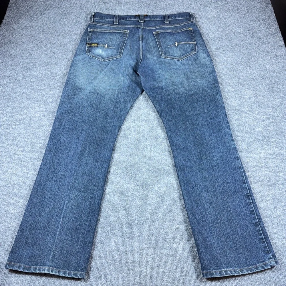 Ariat Rebar M5 Durastretch Straight Leg Jeans Mens 35x31 Blackstone 10016223